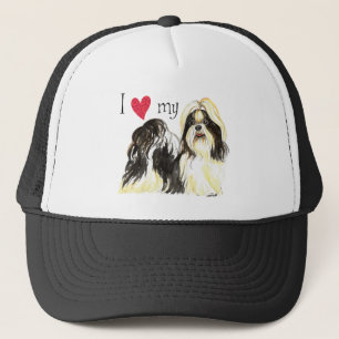 I Liebe mein Shih Tzu Truckerkappe