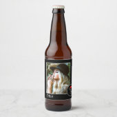 I Liebe Mein Sis Custom Foto - Personalisiert Bierflaschenetikett (Vorderseite)