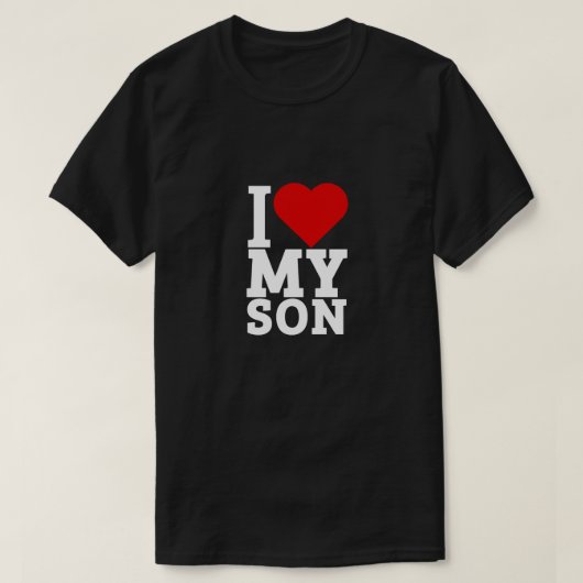I Liebe mein Sohn T-Shirt (Design vorne)