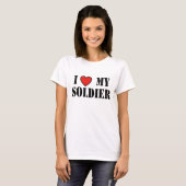 I LIEBE MEIN SOLDAT T-Shirt (Vorne ganz)
