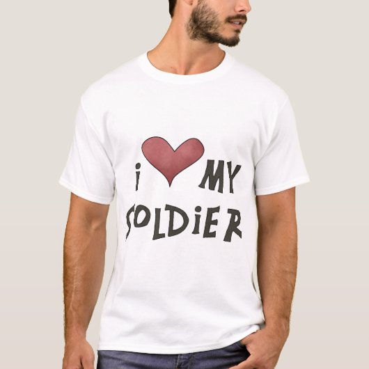 I Liebe mein Soldat *Tshirt* T-Shirt (Vorderseite)