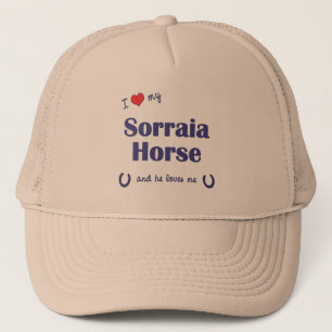 I Liebe mein Sorraia Pferd (männliches Pferd) Truckerkappe
