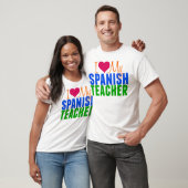 I Liebe mein spanischer Lehrer T-Shirt (Unisex)