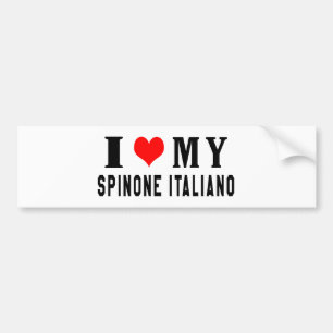 I Liebe mein Spinone Italiano Autoaufkleber