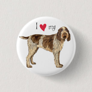 I Liebe mein Spinone Italiano Button
