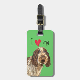 I Liebe mein Spinone Italiano Gepäckanhänger