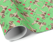 I Liebe mein Spinone Italiano Geschenkpapier (Rolleneckpunkt)