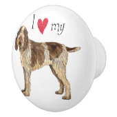 I Liebe mein Spinone Italiano Keramikknauf (Rechts)