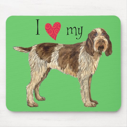 I Liebe mein Spinone Italiano Mousepad (Vorne)