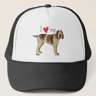 I Liebe mein Spinone Italiano Truckerkappe