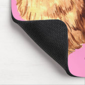 I Liebe mein Spitz Mousepad (Ecke)