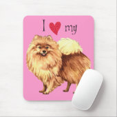 I Liebe mein Spitz Mousepad (Mit Mouse)