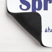 I Liebe mein Sprollie (weiblicher Hund) Mousepad (Ecke)