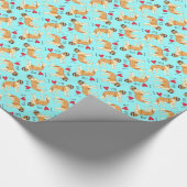 I Liebe mein St. Bernard Geschenkpapier (Ecke)