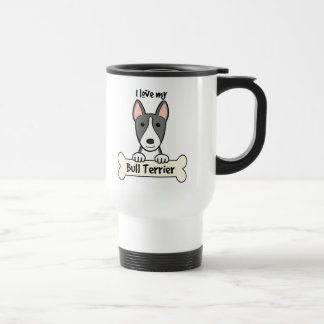 I Liebe mein Stier-Terrier Reisebecher