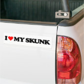 I LIEBE MEIN STINKTIER AUTOAUFKLEBER (Auf Lkw)