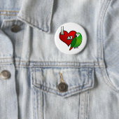 I Liebe mein strenger Macaw-Knopf Button (Beispiel)