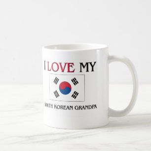 I Liebe mein südkoreanischer Großvater Kaffeetasse