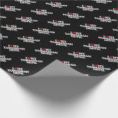 I LIEBE MEIN TASMANISCHER TEUFEL GESCHENKPAPIER (Ecke)