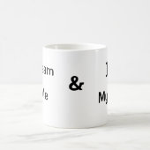 I Liebe mein Team und mein Team-Herz ich! Kaffeetasse (Mittel)