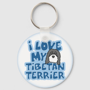 I Liebe mein tibetanischer Schlüsselanhänger