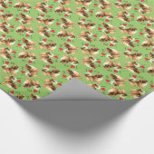 I Liebe mein tibetanischer Spaniel Geschenkpapier (Ecke)