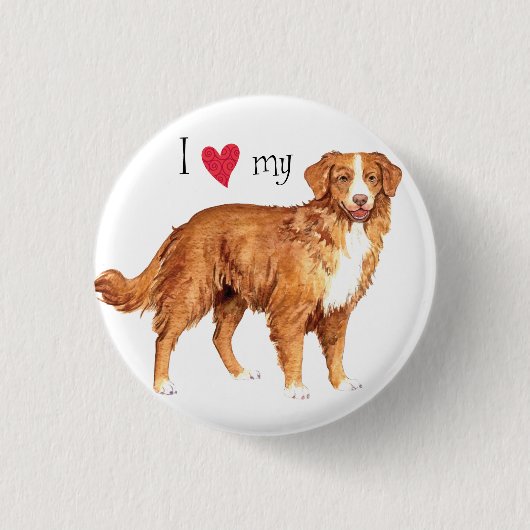 I Liebe mein Toller Button (Vorderseite)