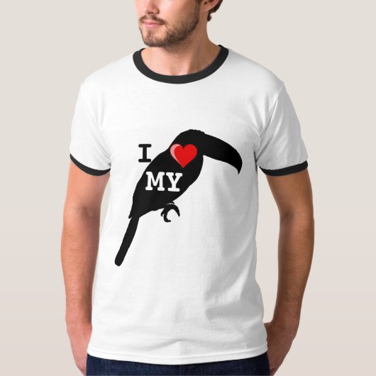 I Liebe mein toucan T-Shirt (Vorderseite)