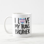 I Liebe mein Transport-Bruder Kaffeetasse (Links)