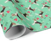 I Liebe mein Treeing Wanderer Geschenkpapier (Rolleneckpunkt)