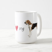 I Liebe mein Treeing Wanderer Kaffeetasse (VorderseiteRechts)