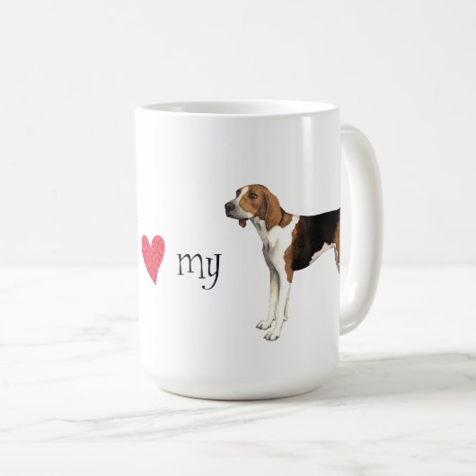 I Liebe mein Treeing Wanderer Kaffeetasse (VorderseiteRechts)