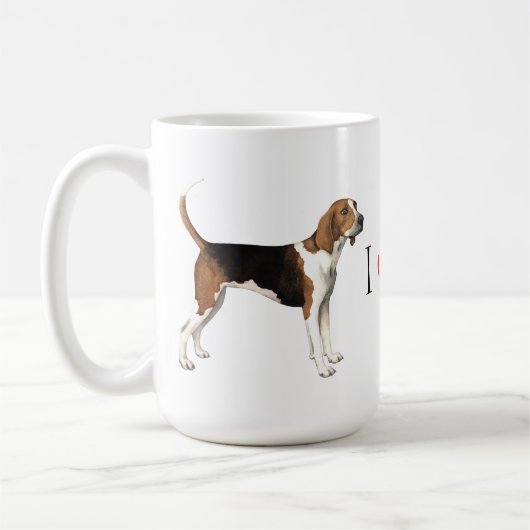 I Liebe mein Treeing Wanderer Kaffeetasse (Links)