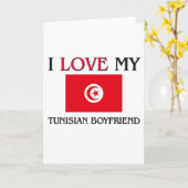 I Liebe mein tunesischer Freund Karte (Gelbe Blume)
