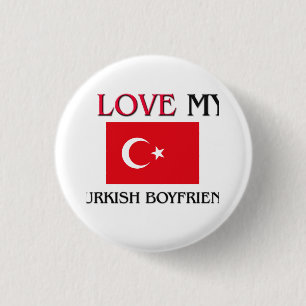 I Liebe mein türkischer Freund Button