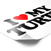 I LIEBE MEIN TURTLE FOTODRUCK (Ecke)