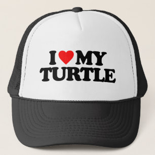 I LIEBE MEIN TURTLE TRUCKERKAPPE