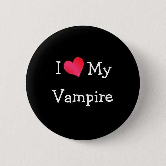 I Liebe Mein Vampir Button (Vorderseite)