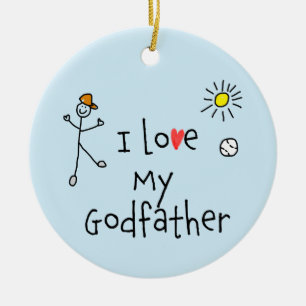 I Liebe Mein Vater Foto Keramik Ornament