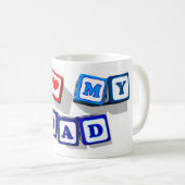 I LIEBE MEIN VATER KAFFEETASSE (VorderseiteRechts)