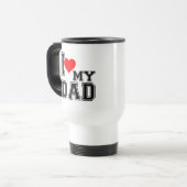 i LIEBE MEIN VATER Reisebecher (Vorderseite Links)