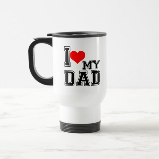 i LIEBE MEIN VATER Reisebecher (Links)