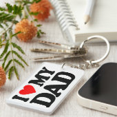 I LIEBE MEIN VATER SCHLÜSSELANHÄNGER (Vorderseite rechts)