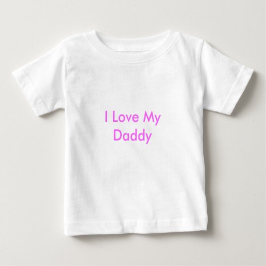 I Liebe mein Vati Baby T-shirt (Vorderseite)