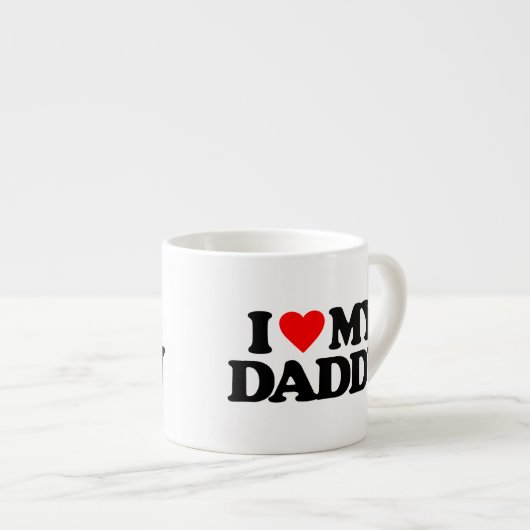 I LIEBE MEIN VATI ESPRESSOTASSE (Vorderseite Rechts)