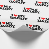 I LIEBE MEIN VATI GESCHENKPAPIER (Ecke)