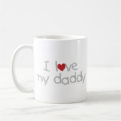 I Liebe mein Vati Kaffeetasse (Links)