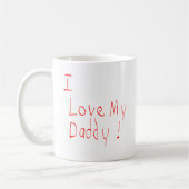I Liebe mein Vati! Tasse (Links)