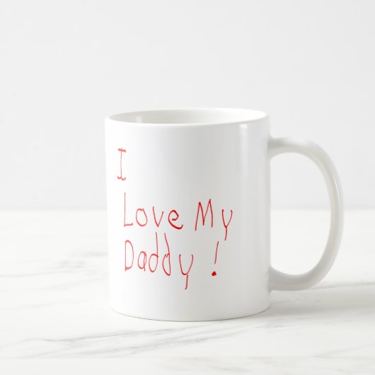I Liebe mein Vati! Tasse (Rechts)