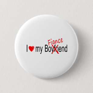 I Liebe mein Verlobte Button